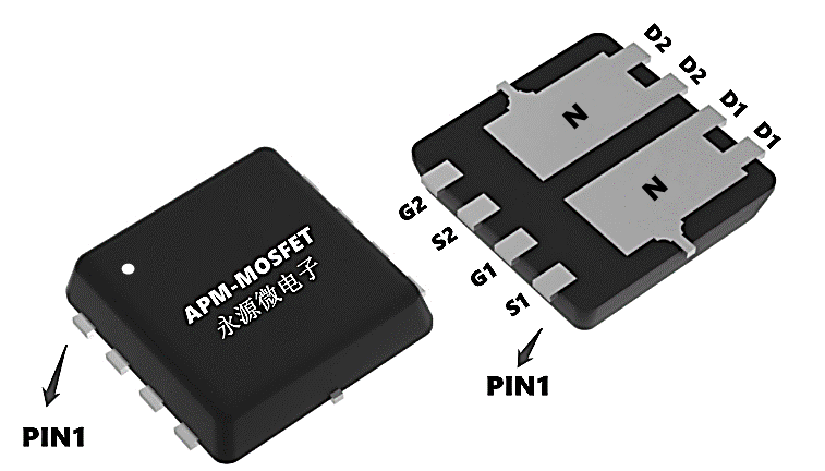 DFN 3x3-8L Dual Package