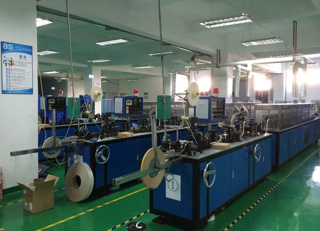Workshop photograph supplied in the company brochure