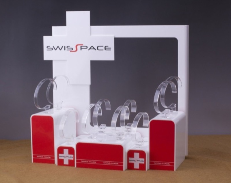 Branded watch display stand