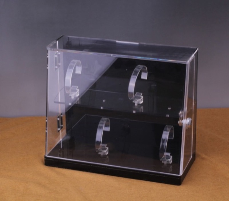 Multi-tier watch cabinet